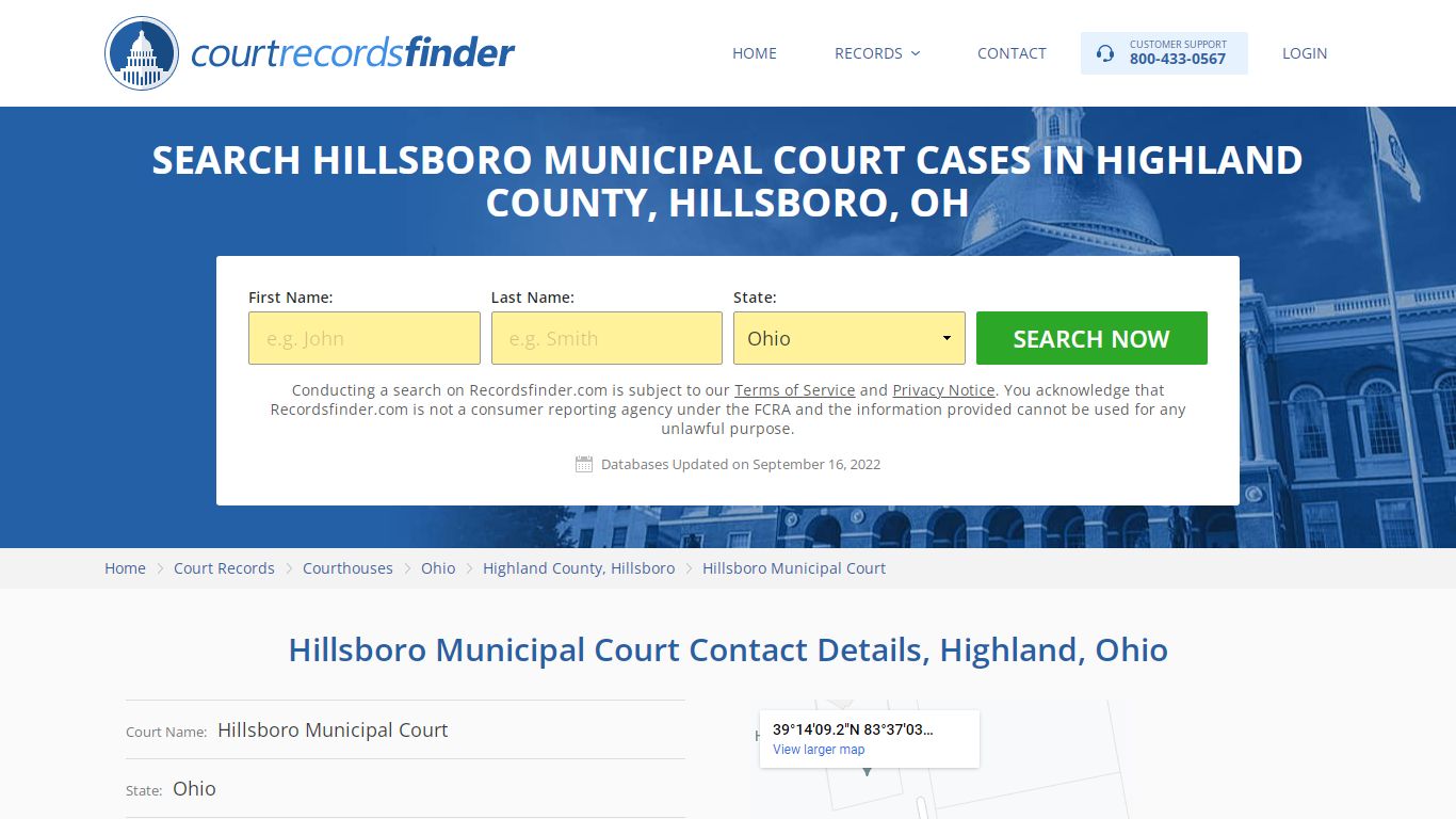 Hillsboro Municipal Court Case Search - RecordsFinder